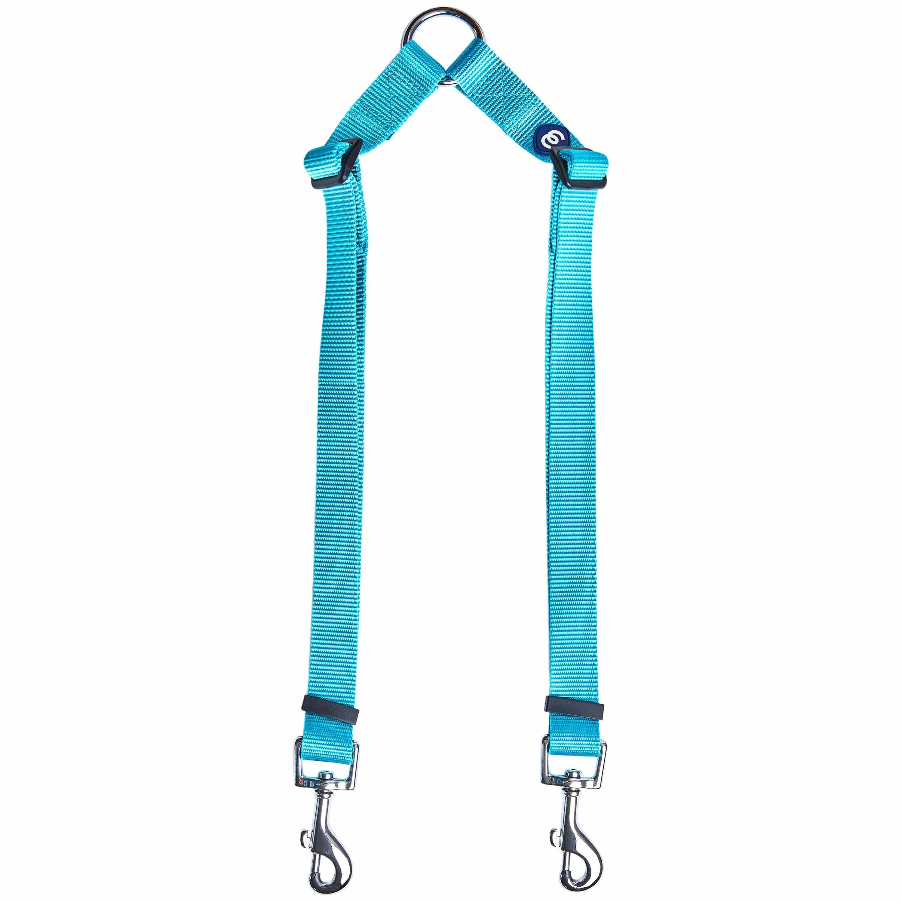 Blueberry Pet Double Dog Leash Coupler for Walking 2 Dogs – Military Green