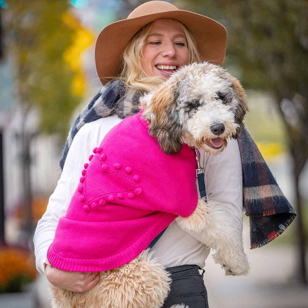 Heart Dog Sweater & Sweater Dress – Eco-Friendly Knit | Adorable Everyday Style
